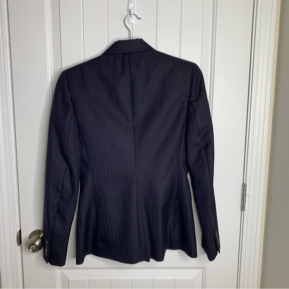 Ralph Lauren blue label wool double breasted blazer jacket size 6 women’s preppy - Picture 3 of 4